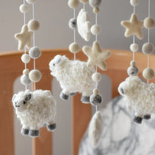 Load image into Gallery viewer, Tik Tak Design Co. Neutral Sheep Baby Mobile