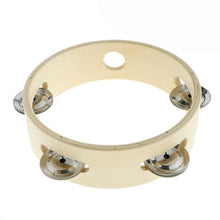 Load image into Gallery viewer, Natural Wooden Tambourine - 15cm