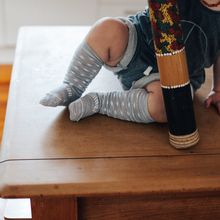 Load image into Gallery viewer, Lamington Merino Knee High Socks - Snowflake