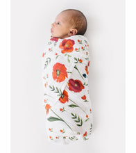 Load image into Gallery viewer, Little Unicorn Cotton Muslin Swaddle - Summer Poppy
