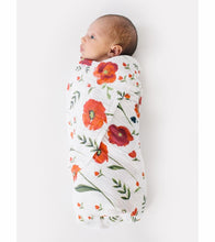 Load image into Gallery viewer, Little Unicorn Cotton Muslin Swaddle - Summer Poppy