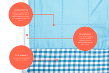 Load image into Gallery viewer, Brolly Sheet with Wings - Single Bed Size - Space Galaxy