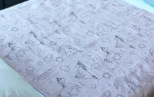 Load image into Gallery viewer, Brolly Sheet with Wings - Single Bed Size - Unicorn