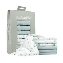 Load image into Gallery viewer, Little Bamboo Soft Muslin Wash Cloths - 6 pk (Whisper)
