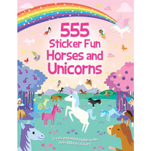 Load image into Gallery viewer, 555 Sticker Fun Horses and Unicorns Activity Book
