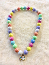 Load image into Gallery viewer, Bubblegum Bella Jr Unicorn Necklace
