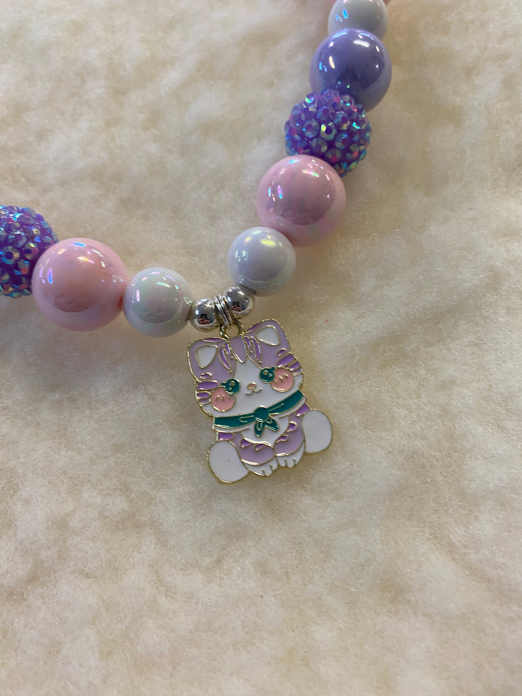 Bubblegum Bella Sassy Cat Necklace