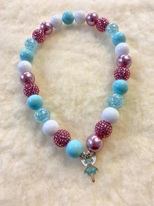 Bubblegum Bella Blue Fairy Necklace
