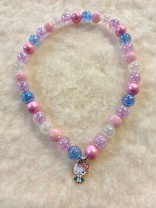 Bubblegum Bella Maisy Kitty Necklace