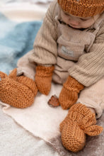 Load image into Gallery viewer, Acorn Cottontail Booties - Caramel
