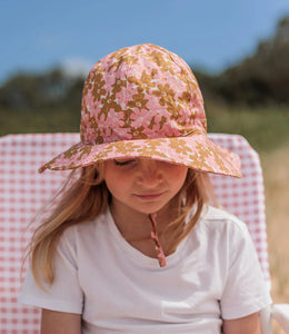 Acorn Wide Brim Bucket Hat (Rated UPF50+) - Magnolia