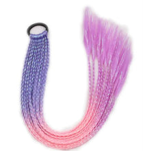 Load image into Gallery viewer, The Neon Mermaid - Unicorn Dreams - Braided Ponytail
