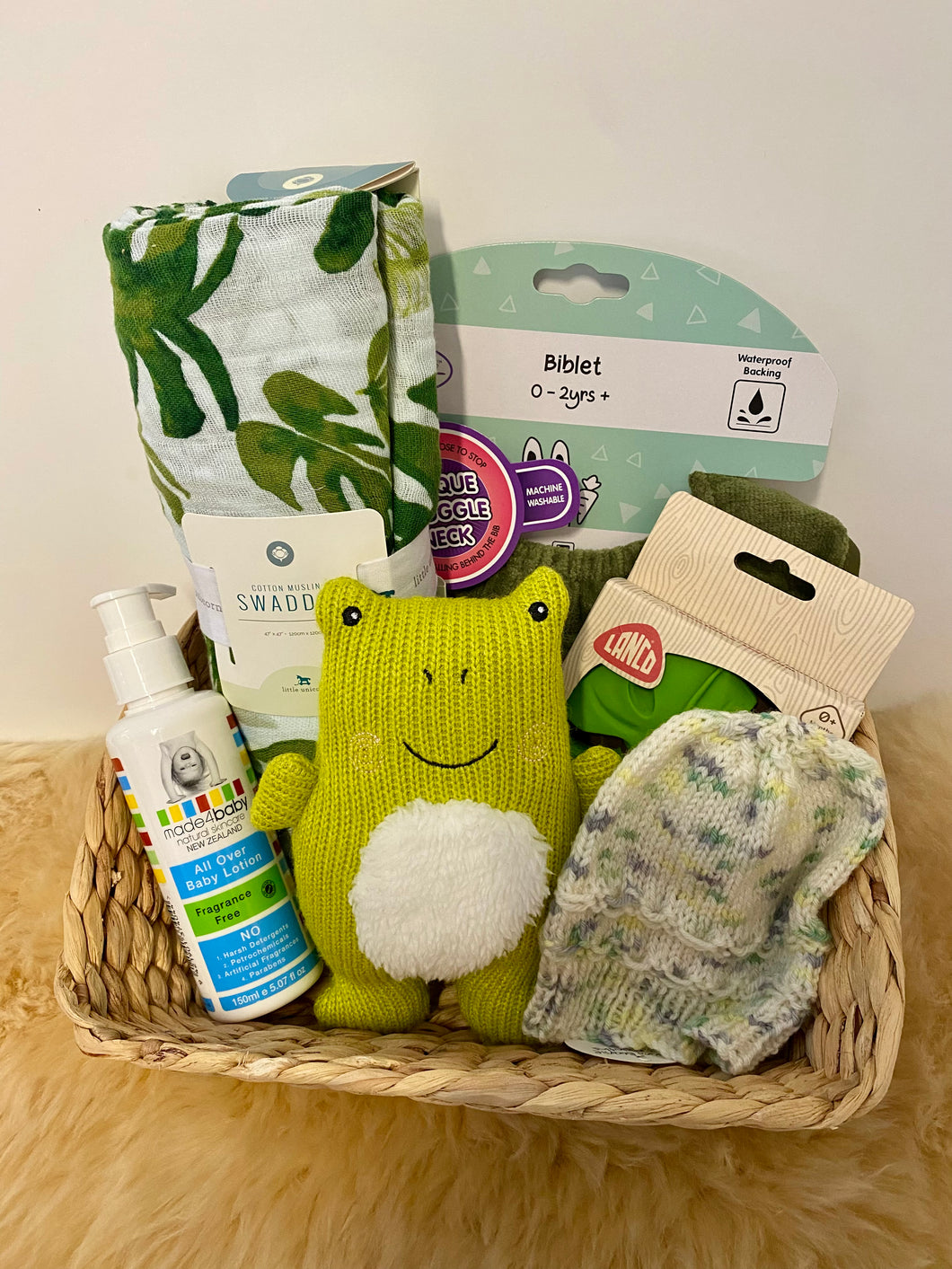 Newborn Baby Care Package (Green)