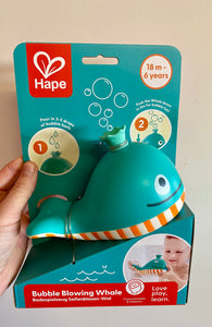 Hape Bubble Blowing Whale - Water Time Fun