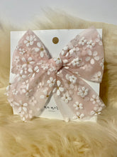 Load image into Gallery viewer, MaMer Valentina Party Bow - Pink Light Flowers
