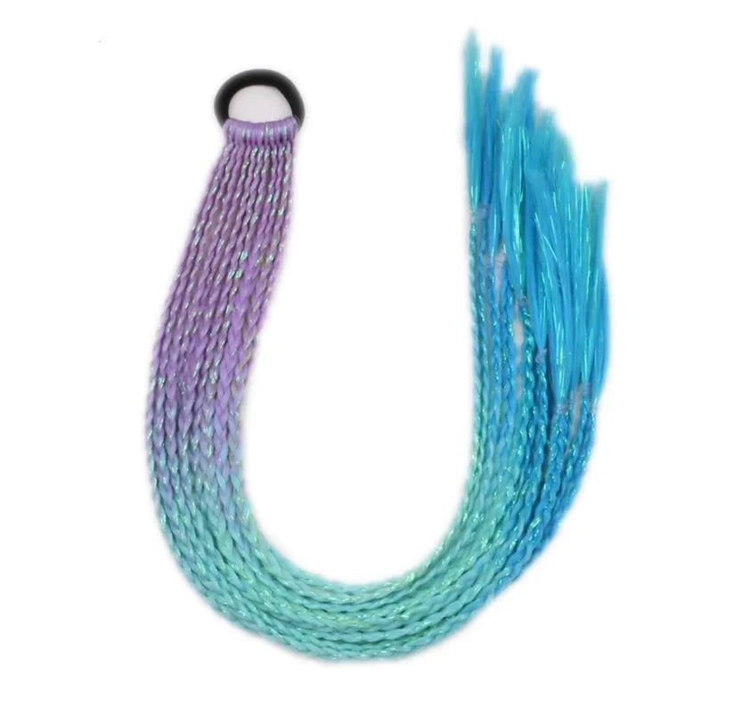 The Neon Mermaid - Cool Waters - Braided Ponytail