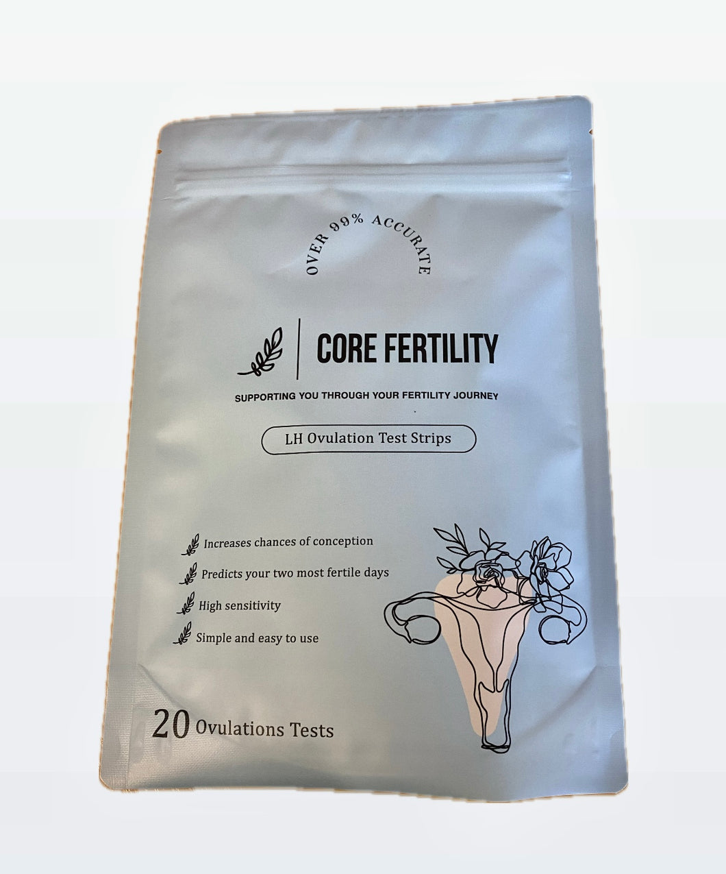 Core Fertility Ovulation Predictor Kit (20 or 50 Tests)