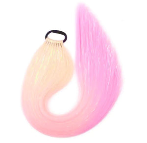 The Neon Mermaid - Vanilla Strawberry Shake - Straight Ponytail