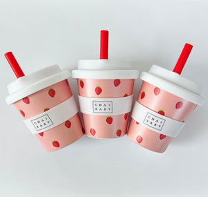 Chai Baby Babyccino & Fluffy Cup - Strawberry & Cream