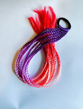 Load image into Gallery viewer, The Neon Mermaid - Fairy Berry - Braided Ponytail
