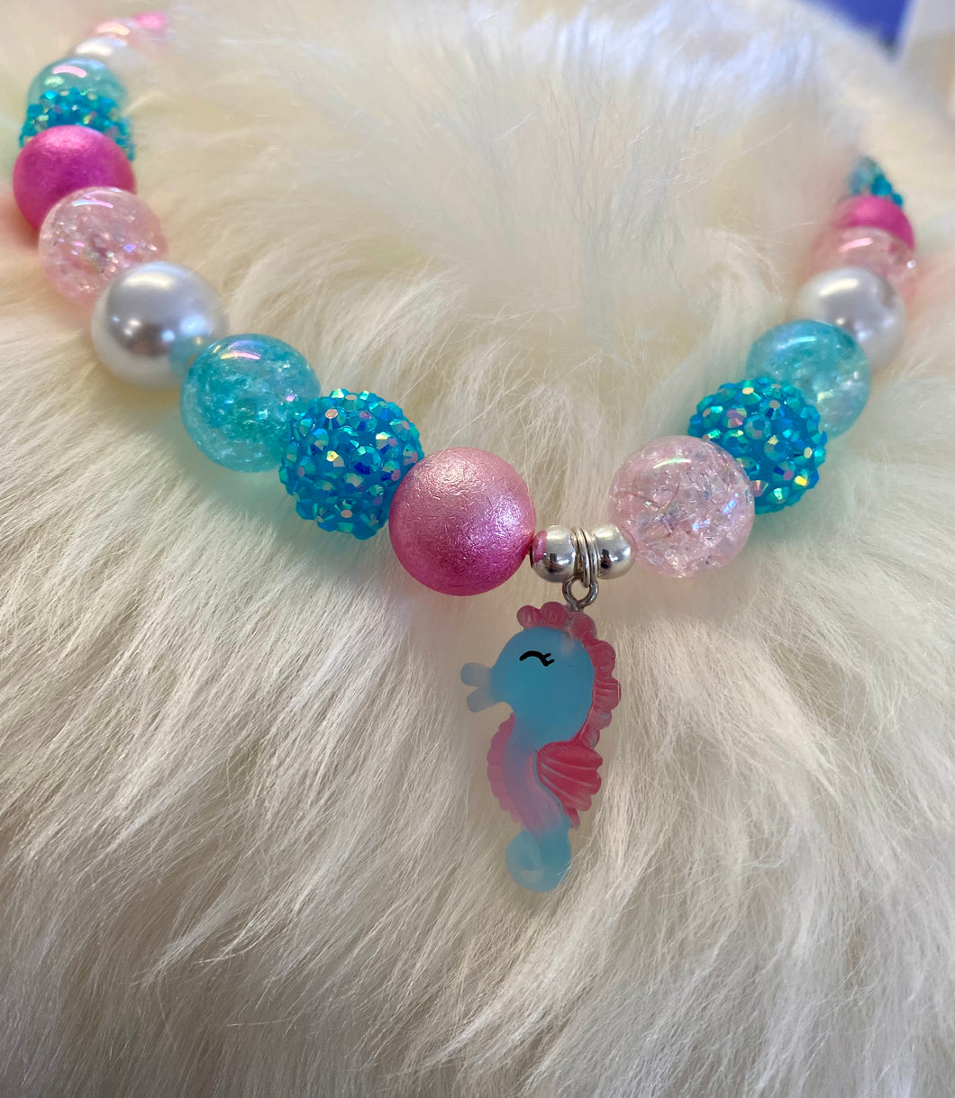 Bubblegum Bella Seahose Necklace