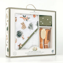 Load image into Gallery viewer, Living Textiles 4pc Baby Bath Gift Set - Forest Retreat

