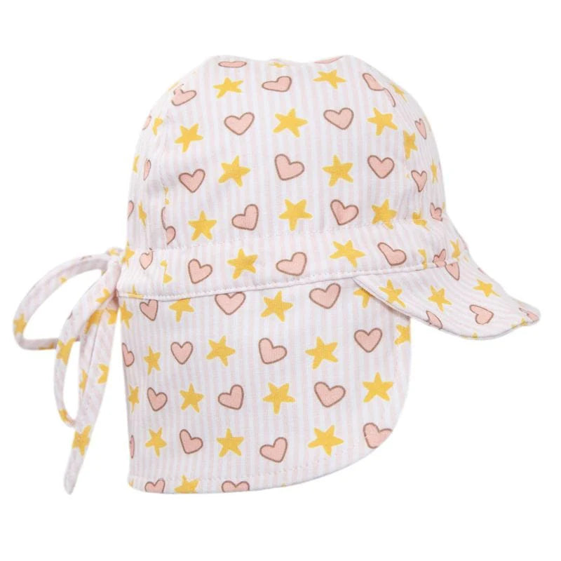 Acorn Love and Stars Flap Hat