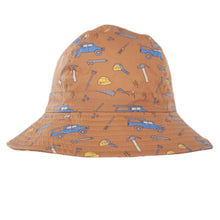 Load image into Gallery viewer, Acorn On The Tools Wide Brim Infant Sunhat (Size 0-9 months)
