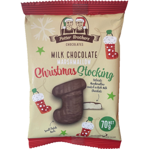 Potter Brothers Vanilla Milk Chocolate Marshmallow Christmas Stocking