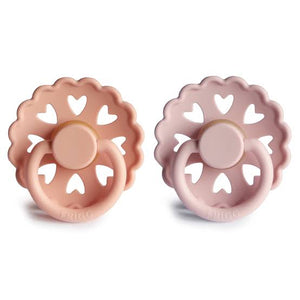 Frigg Latex Fairytale Pacifier 2 pack - The Princess and the Pea / Thumbelina