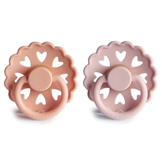 Frigg Latex Fairytale Pacifier 2 pack - The Princess and the Pea / Thumbelina