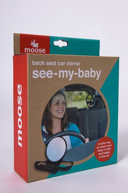 Moose See-My-Baby Back Seat Car Mirror