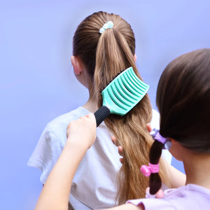 Slick Kids Detangler Brush - Choose Aqua, Pink, or White