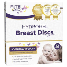 Load image into Gallery viewer, Rite Aid Hydrogel Breast Discs - 12 pack
