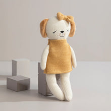 Load image into Gallery viewer, Living Textiles Knitted Animal Soft Toy - Paula the Puppy
