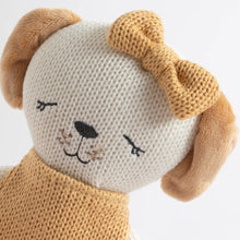 Load image into Gallery viewer, Living Textiles Knitted Animal Soft Toy - Paula the Puppy
