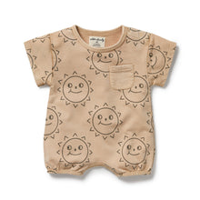 Load image into Gallery viewer, Wilson &amp; Frenchy Organic Sweat Growsuit - Happy Days
