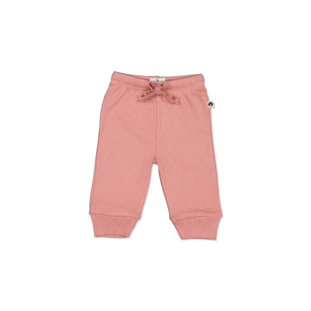 Burrow & Be Pointelle Baby Pants - Dusk