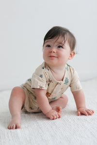 Burrow & Be Jungle Stamp Alex Romper