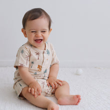 Load image into Gallery viewer, Burrow &amp; Be Jungle Stamp Alex Romper
