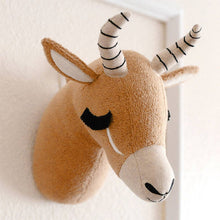Load image into Gallery viewer, Crane Baby Plush Head Wall Decor - Kendi - Antelope

