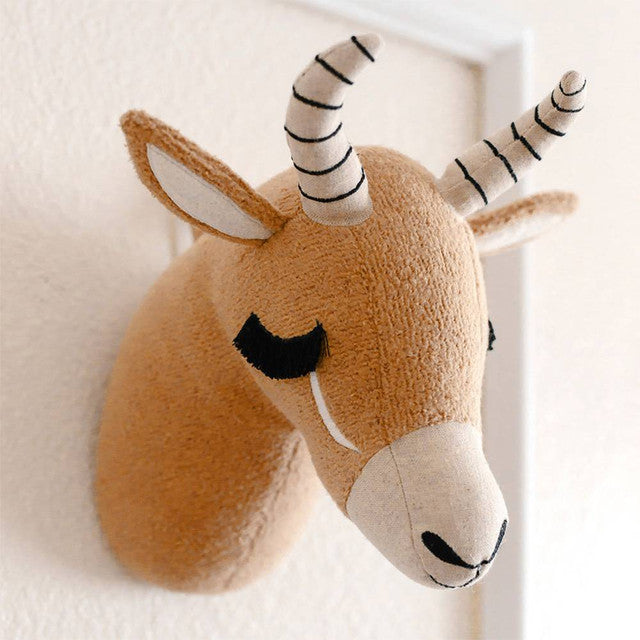 Crane Baby Plush Head Wall Decor Kendi Antelope – Babylove Ltd