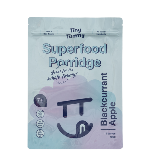 Tiny Tummy Superfood Porridge - Blackcurrant Apple