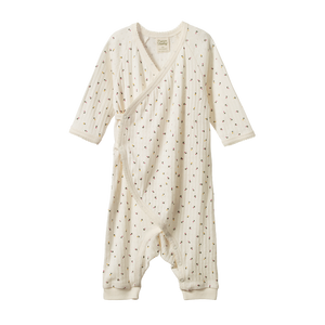 Nature Baby Pointelle Kimono Stretch & Grow - Aster Floral