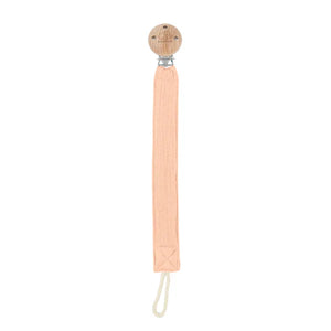 Playground 100% Cotton & Beechwood Pacifier Clip - Choose your colour