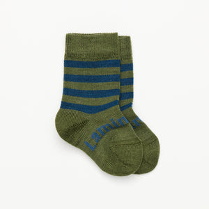 Lamington Merino Crew Length Socks - Bandit