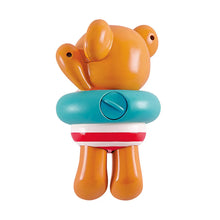 Load image into Gallery viewer, Hape Swimmer Teddy Wind-Up Bath Toy
