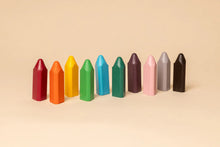 Load image into Gallery viewer, Honeysticks Bath Crayons - Triangles - 10 Vibrant Colours
