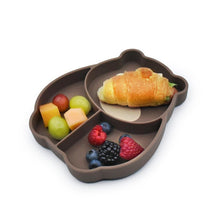 Load image into Gallery viewer, Melii Silicone Divided Suction Plate - Bear
