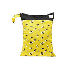 Bear & Moo Large Wet Bag - Busy Bees
